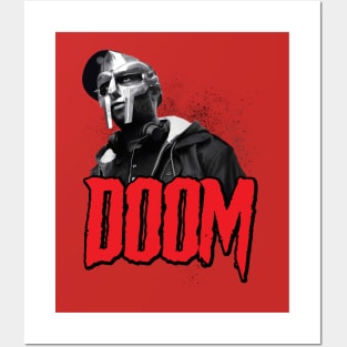 red black doom Posters and Art